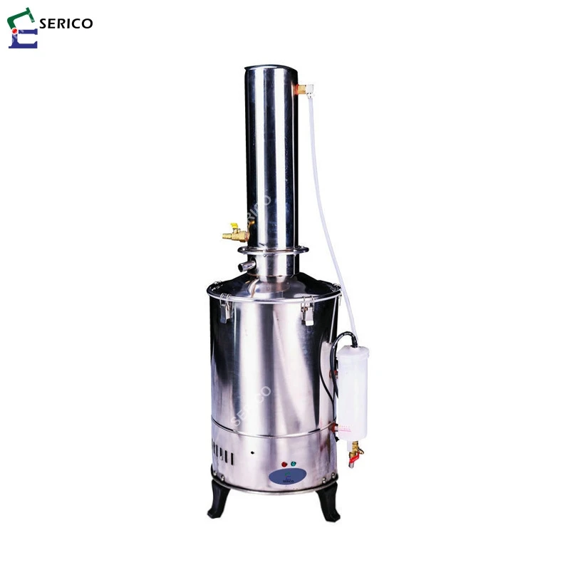 SERICO laboratory stainless steel water distillation apparatus water distiller Model TT-5L distilled water machine