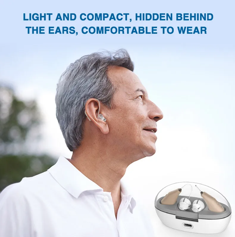 Voraiya G650 Mini Hearing Aid Bte Wireless Products Digital Parts Deaf Rechargeable Manufacturer Amplifier Hearing Aid