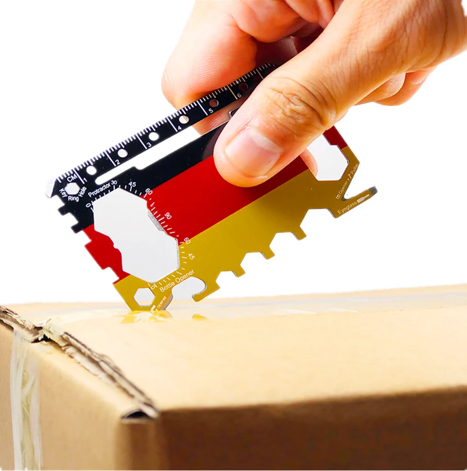 Promotion Personalized Souvenir Giveaway Mini Gifts Custom Multi Tool Business Card Pocket Wallet Survival Credit Card Tool