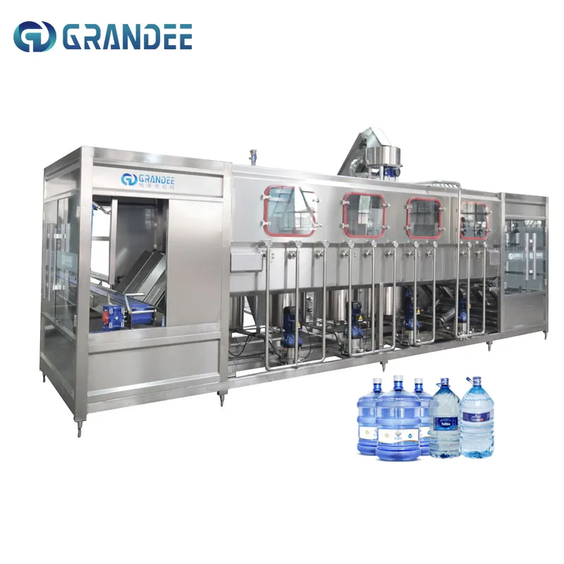 Good quality 18.9L 20L 3 in 1 monoblock 5 gallon liquid water filling line factory