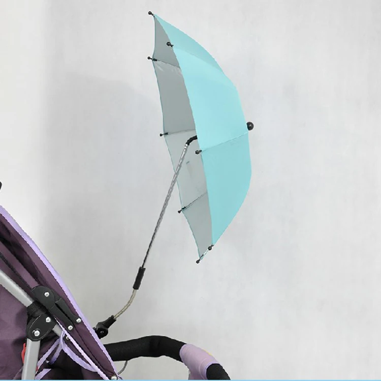 Manual Open Clamp Beach Chair Parasols Umbrellas Outdoor  19 inches Umbrella Adjustable Clip Umbrella