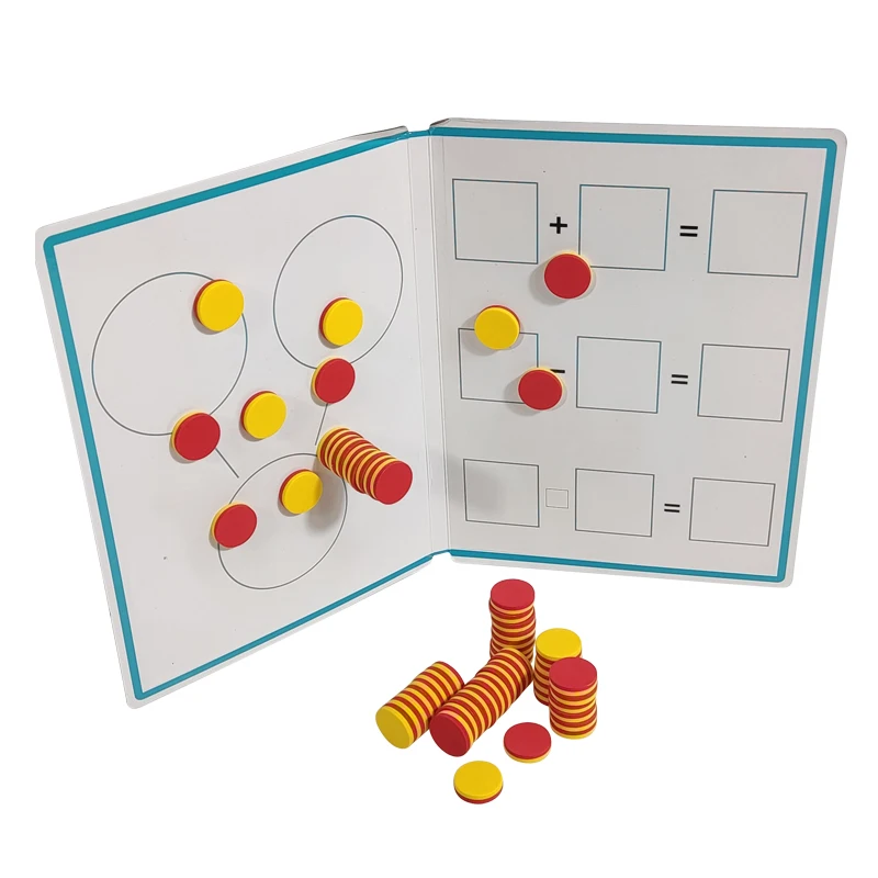 Small Learning Counters Chip Counting Discs Markers Math Manipulatives Round Chips for Game Reward Math Practice Kids