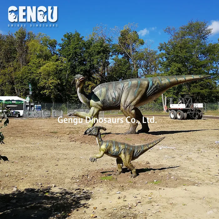 Outdoor Playground Dinosaur Coin Operated Game Machine