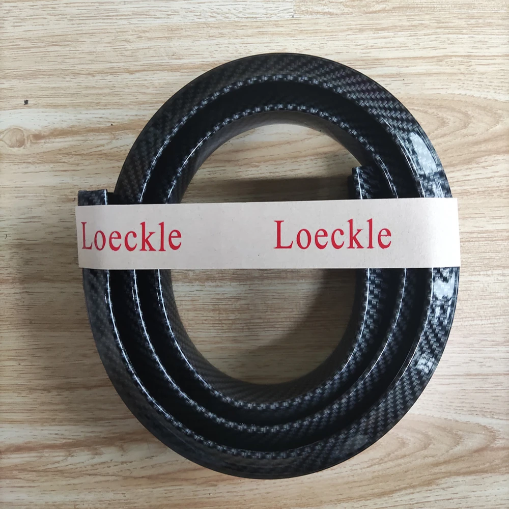 Loeckle Универсальный карбона и оптоволокна для телефона 3,2x150 см гоночный автомобиль задний автомобильный спойлер DIY багажник на заднюю часть крыши