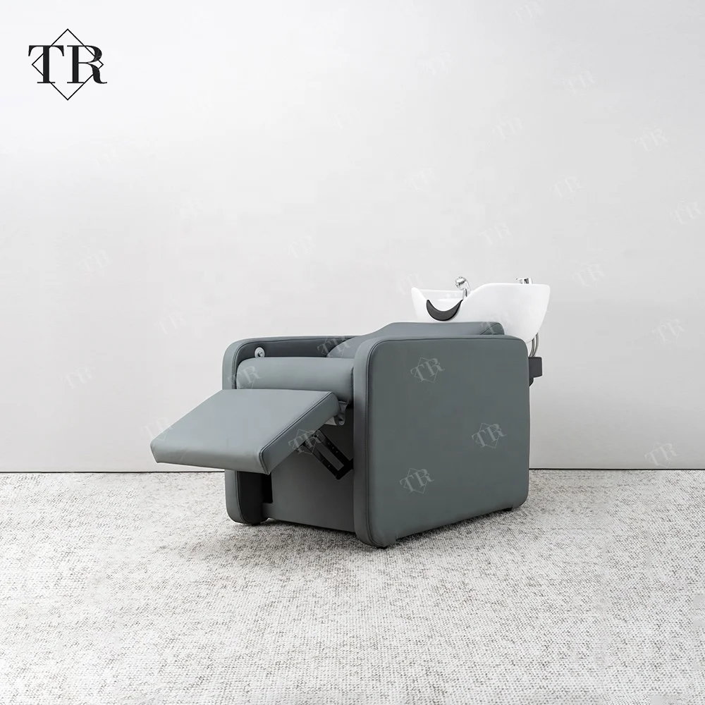 Turri Salon Hair Shampoo Bowl Basin And Chair Spa Head Water Therapy Shampoo Head Spa Bed Chair For Salon Head Spa Sink And Bed