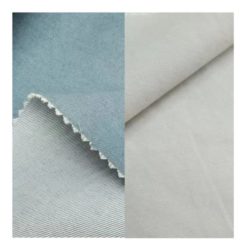 wholesale good color fastness 65% Cotton 33% polyester/cotton fabric denim style for spring autumn long sleeve shirt clothing