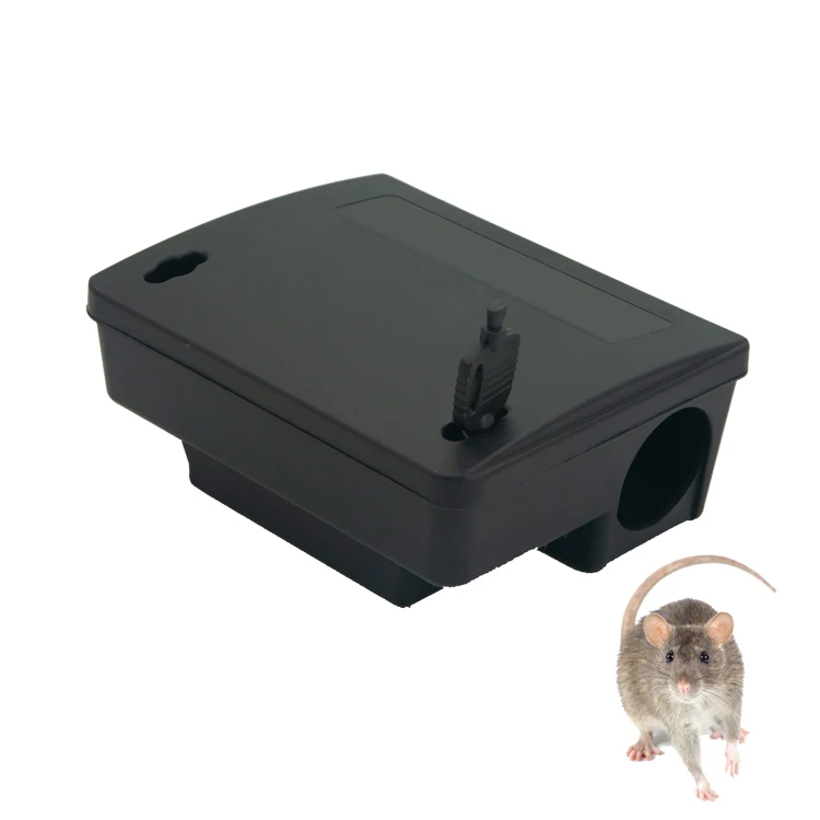 Commercial Professional Children and Pet Safe Rodent Bait Station Box Rat Trap