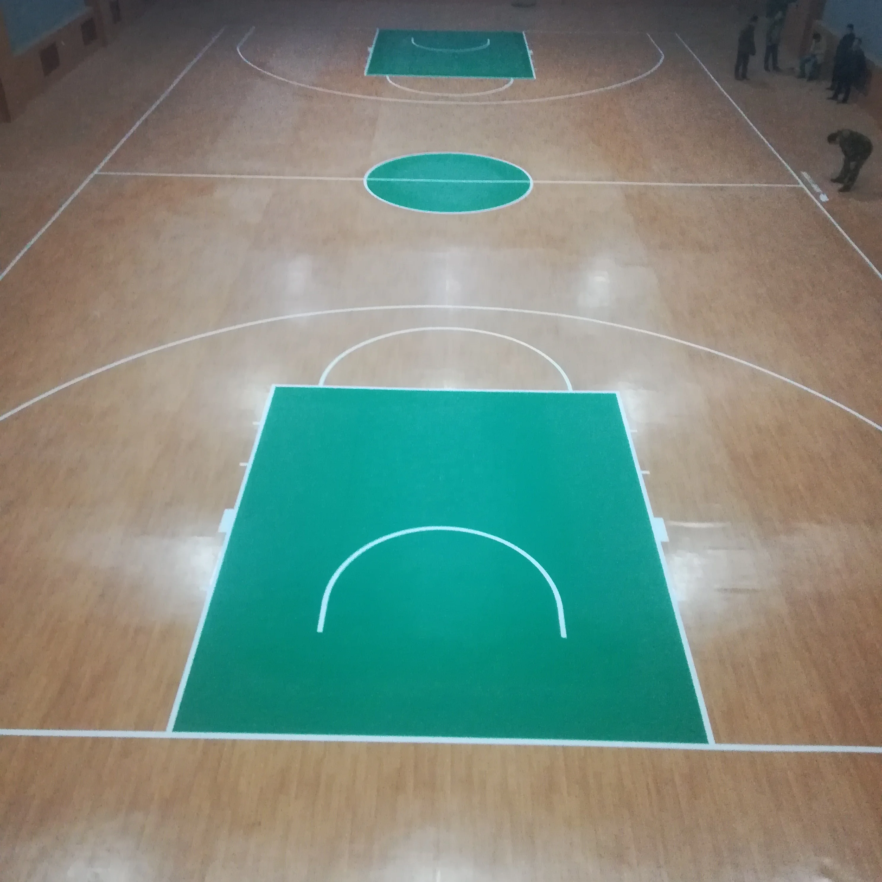Indoor basketball court flooring anti-slip Basketball Court Wood Flooring for sale