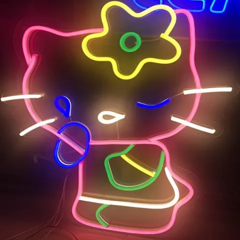 custom 5m/roll China outdoor waterproof LED flexible neon tube light wall signs Merry Christmas