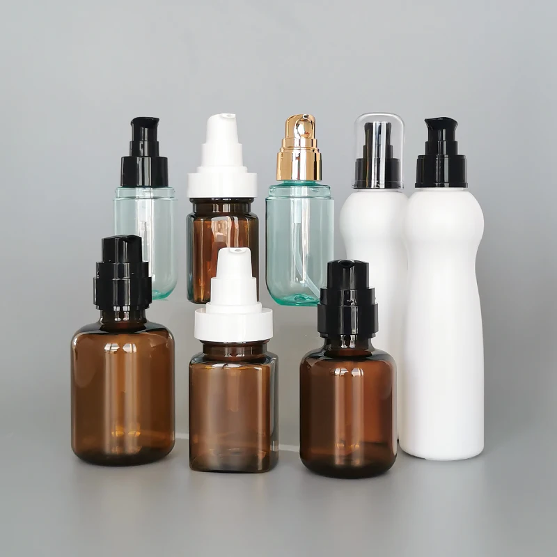 Professional manufacturer liquid container bottles bio cosmetic oil spray black OEM colors cosmetics bottle
