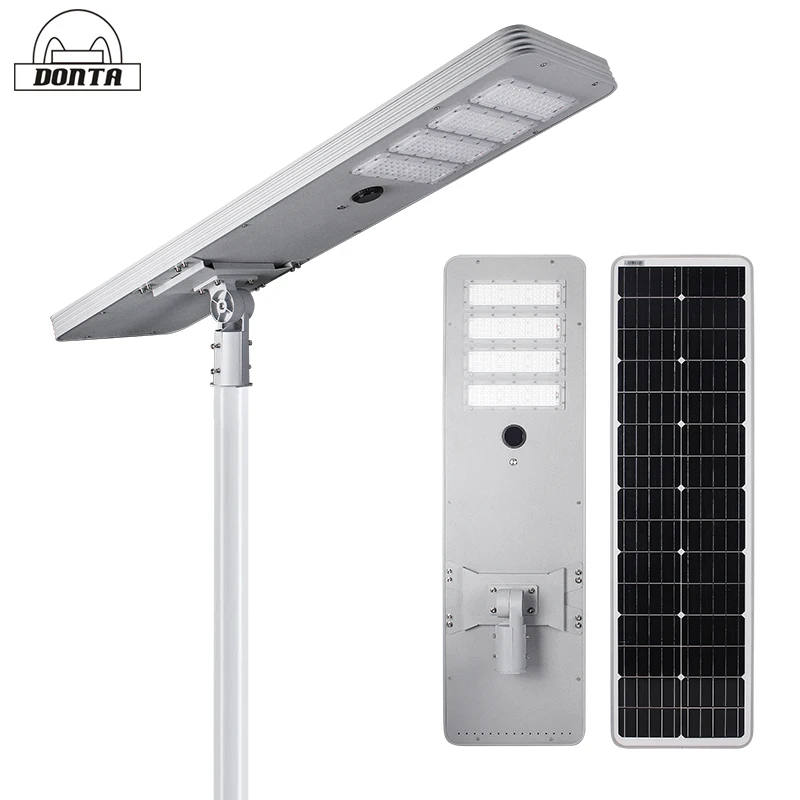 smart motion sensor outdoor waterproof road all in one integrated led solar street light 1000w with cctv camera 4g