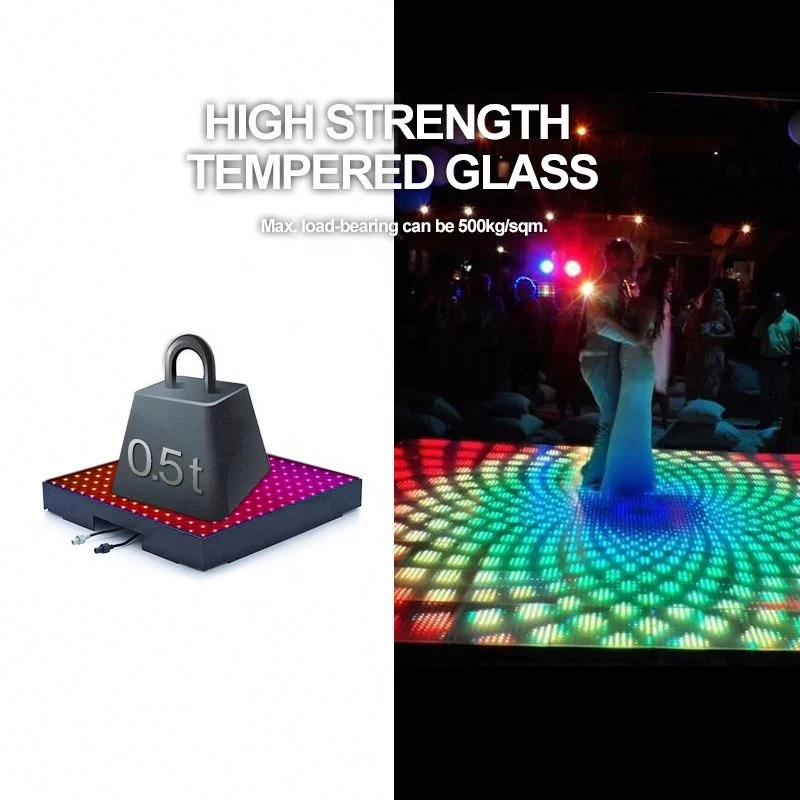 Professional Interlocking Party Decor Deep Visual High Quality Video Dancing Floor