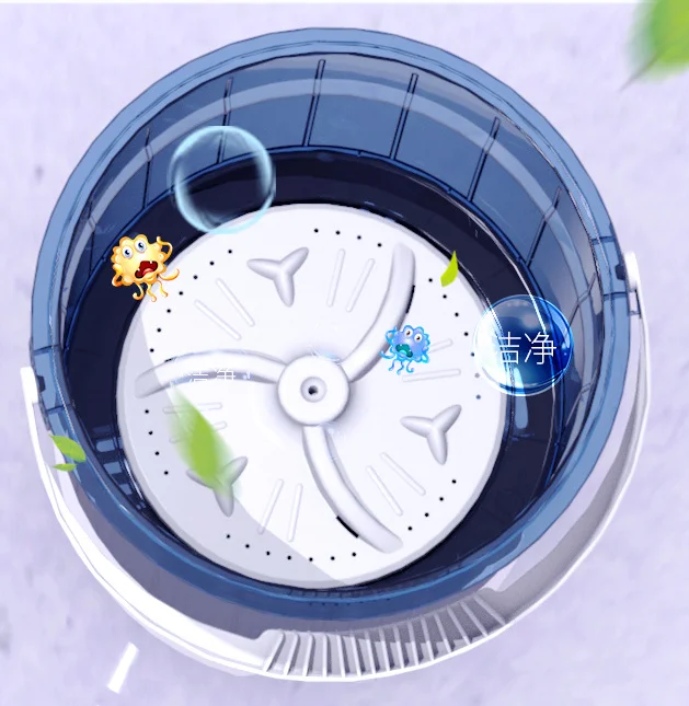Small Washing Machine With Dryer Portable Using