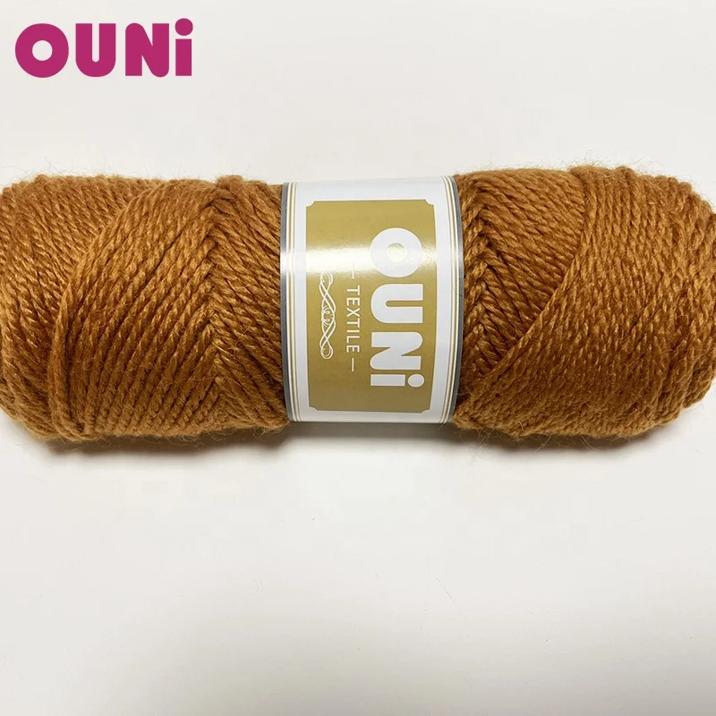 Small Order Quantity 3 PLY Sheep  Wool Yarn Blend With Acrylic Thread   For Woolen Sweater Scarf