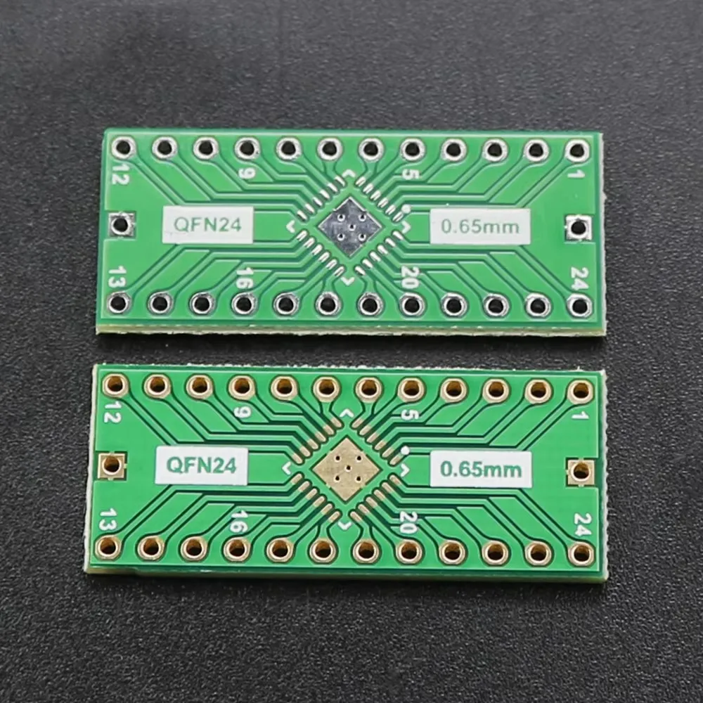 Переходная плата QFN24 адаптер печатная SMD DIP24 DIP Pin IC Test Plate 0 5 мм 65 2 54 Разъем преобразователя шага