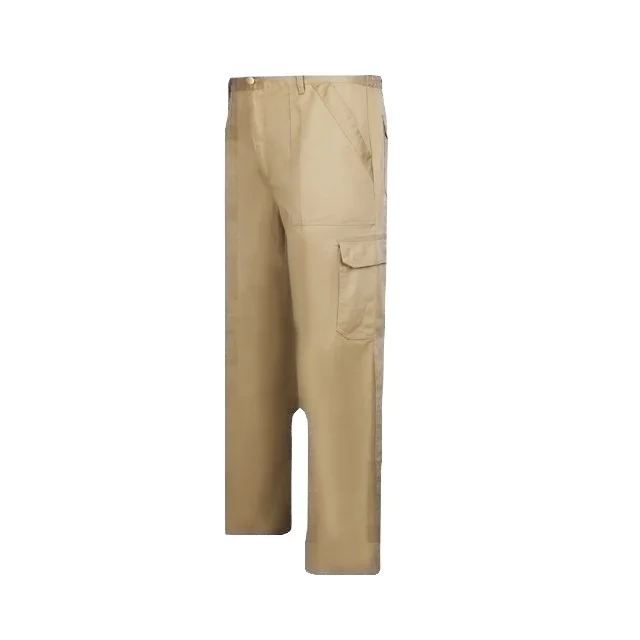 Other uniform wholesale sustainable workwear cotton cargo pants with 6 pockets