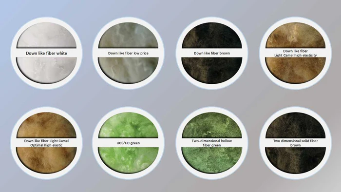 filling and stuffing microfiber and micro gel fiber