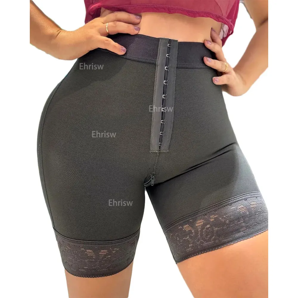 Womens High Waisted Butt Lifter Body Shaper Tummy Control Waist Trainer Butt Pads Hip Enhancer Shorts