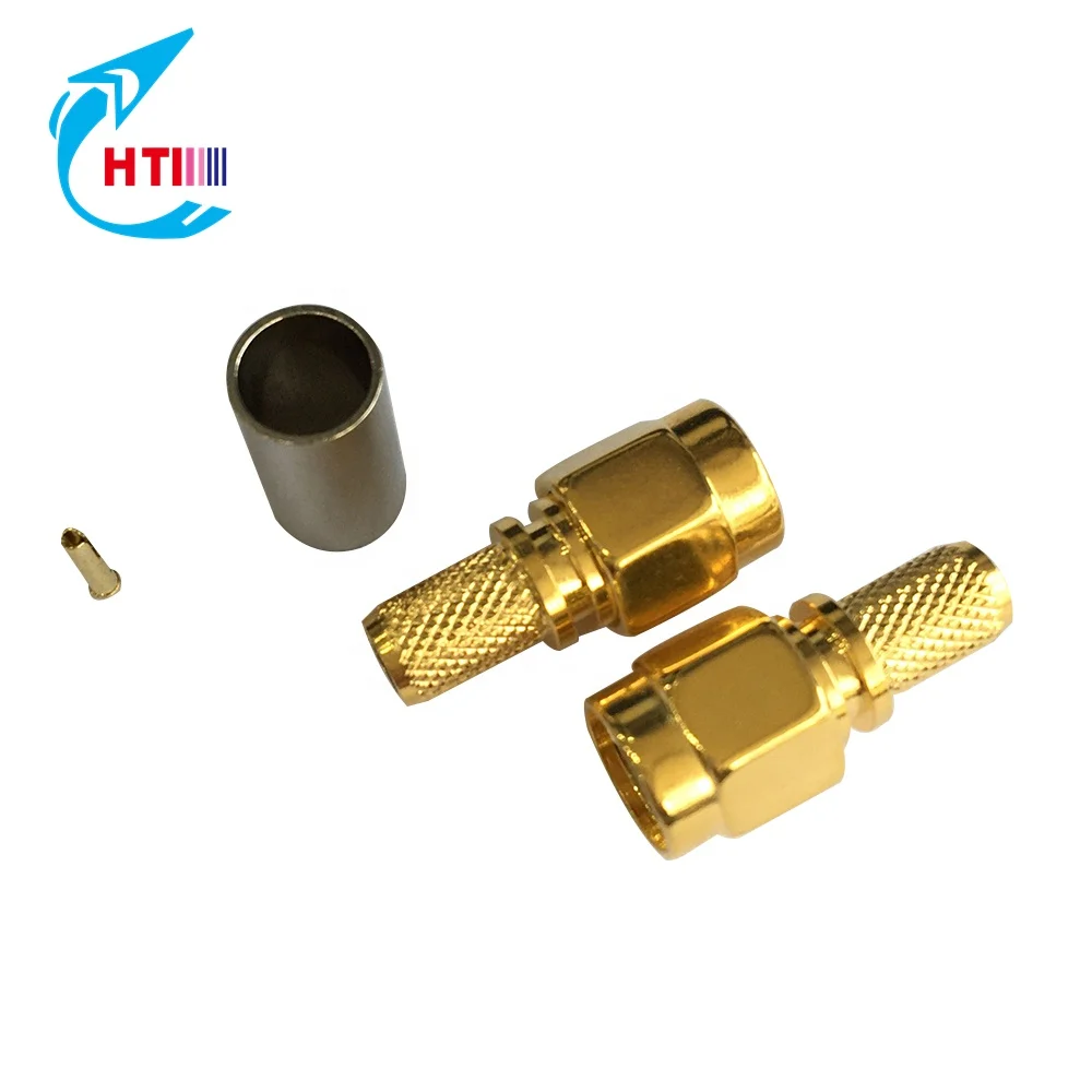 High quality SMA PLUG MALE  Connector For RG316 And RG174 Cable