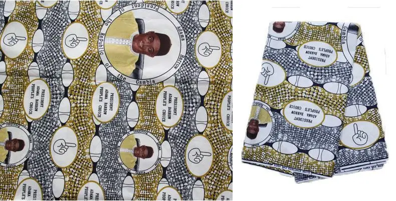 Cotton Batik Double-Sided Printing African Batik Cloth Batik National Style African Printed Cloth In Stock