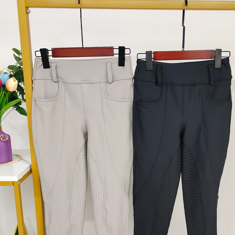 Fashion Horse Equipment Clothing Breeches Women Stretchy Equestrian Tights Durable Classic Equine Jodhpurs Breathable Females