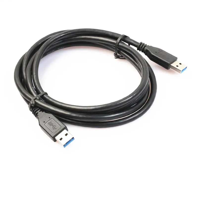 USB 3.0 Male to Male Type A to Type A Cable for Data Transfer Compatible with Hard Drive, Laptop, DVD Player, TV, USB 3.0 Hub, M