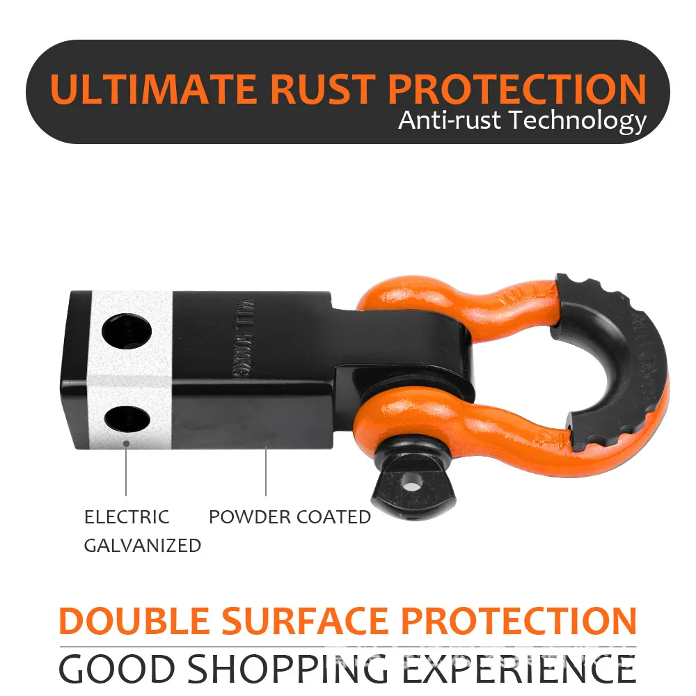 Professional OEM Car modified trailer ring trailer quick release U-type shackle connector trailer hitch receiver