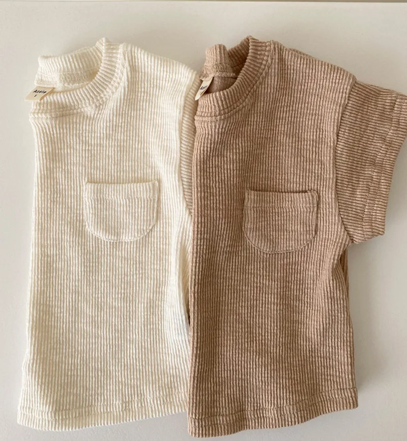 
2021 hot new Korean style simple and refreshing white T-shirt stretch cotton bottoming shirt summer baby 