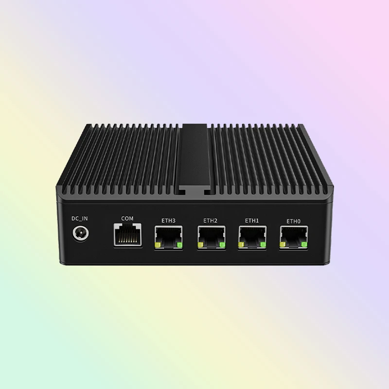 Guanfeng N100 Barebone OEM ODM DDR5 4*2.5GB LAN RS232 4G 5G Falles ITX Industrial X86 LinuxUbuntu Mini Router PC For Business
