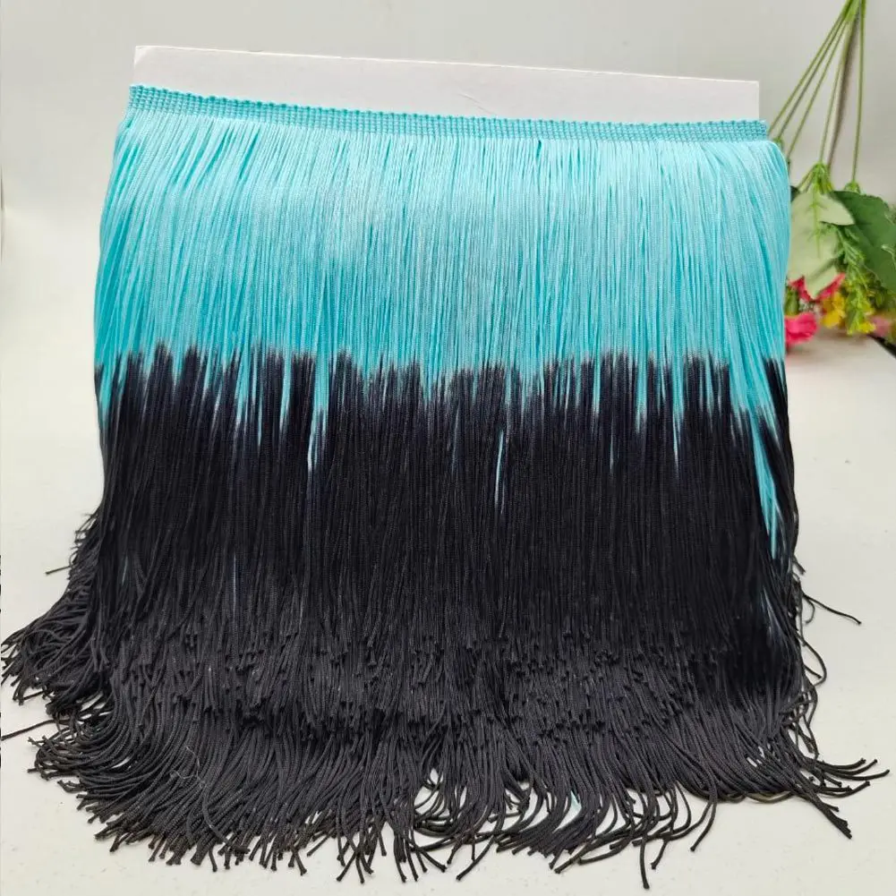 wholesale 20cm 8' Ombre Two Toned DIFFERENT COLOURS nylon polyamide Tassel Fringe Fringing Trim