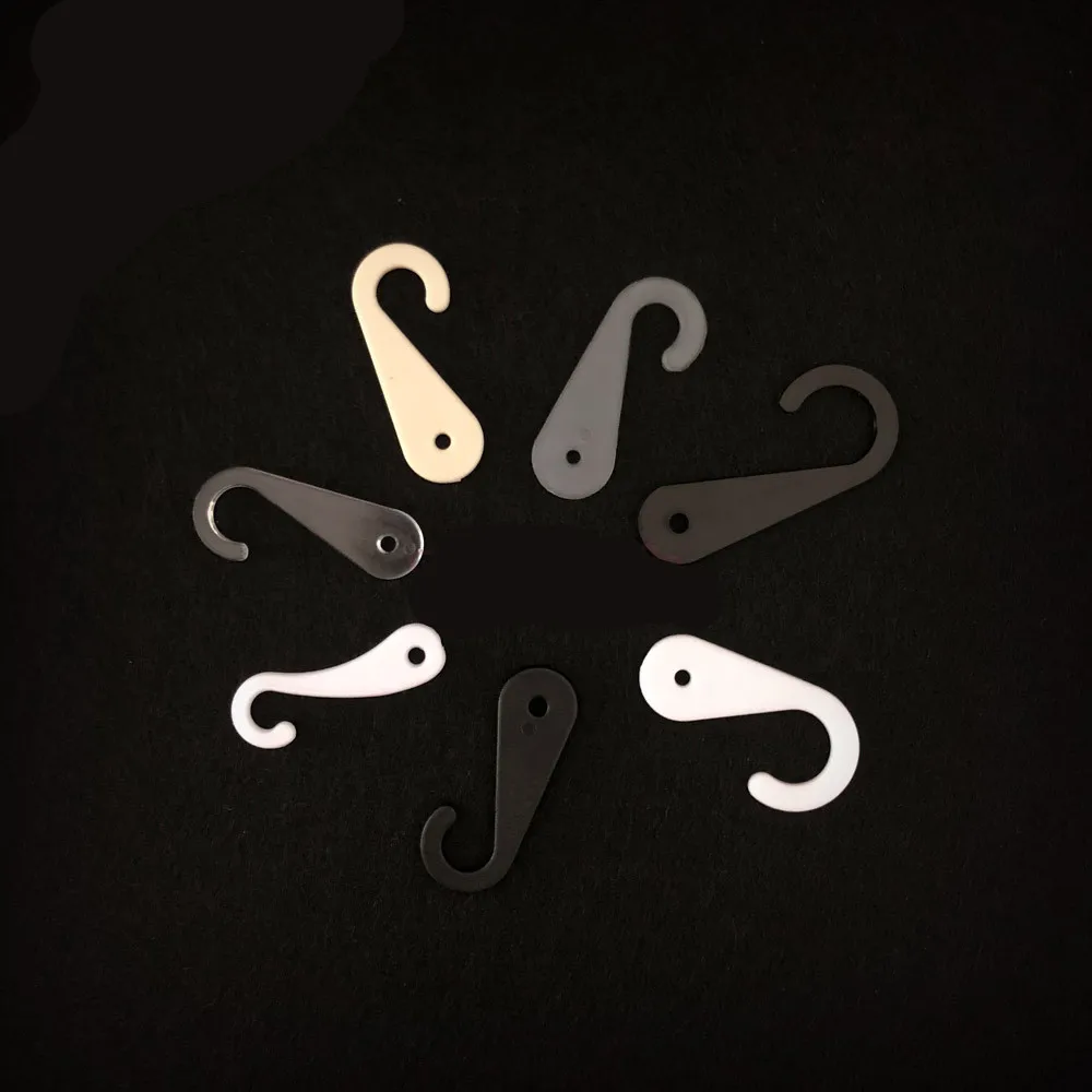 China wholesale pvc cardboard white plastic hook clothes hanger for sock packaging