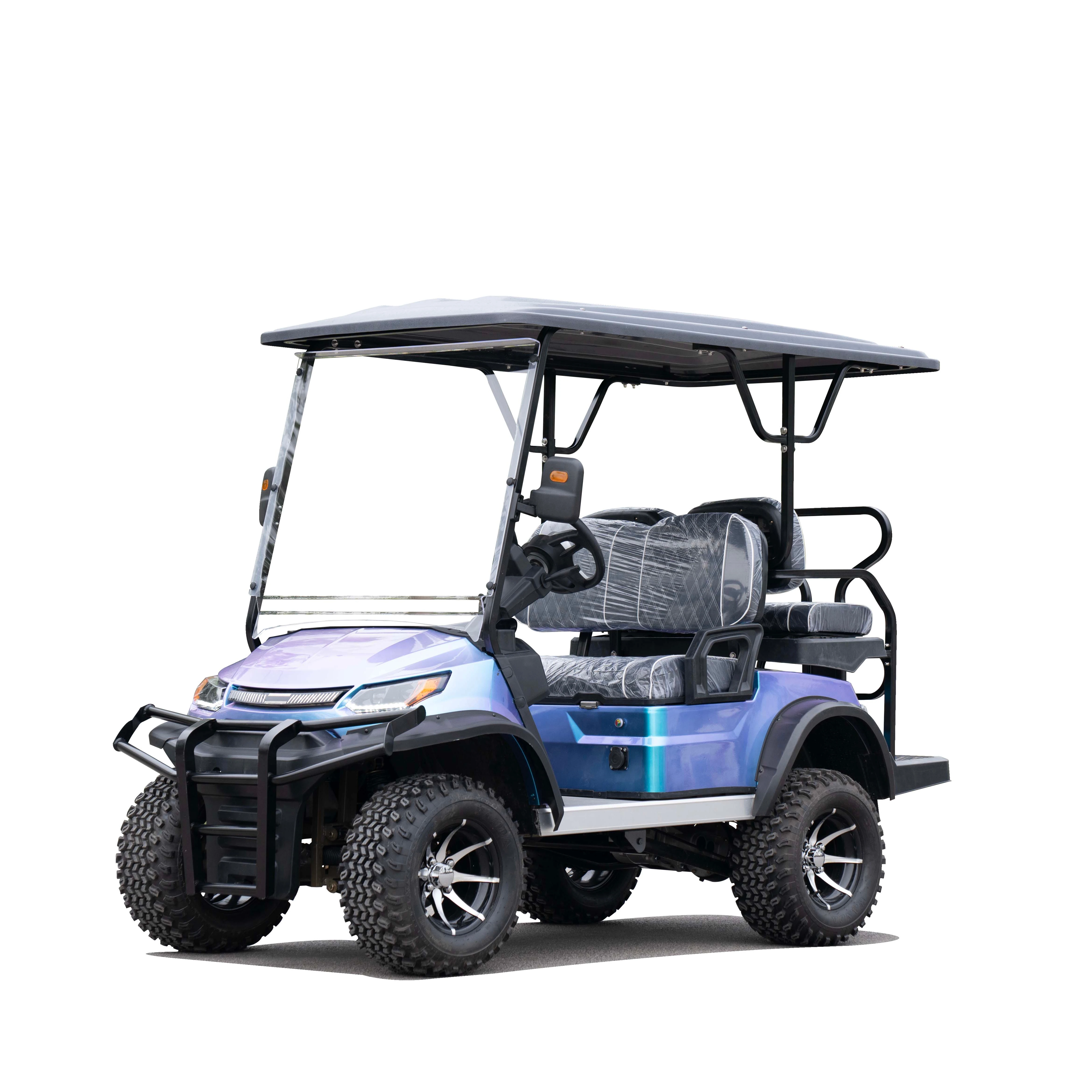 Best Quality Off Road Street Legal 48V 72V Lithium Battery Karts Car Buggy 4 6 Seater Golf Cart