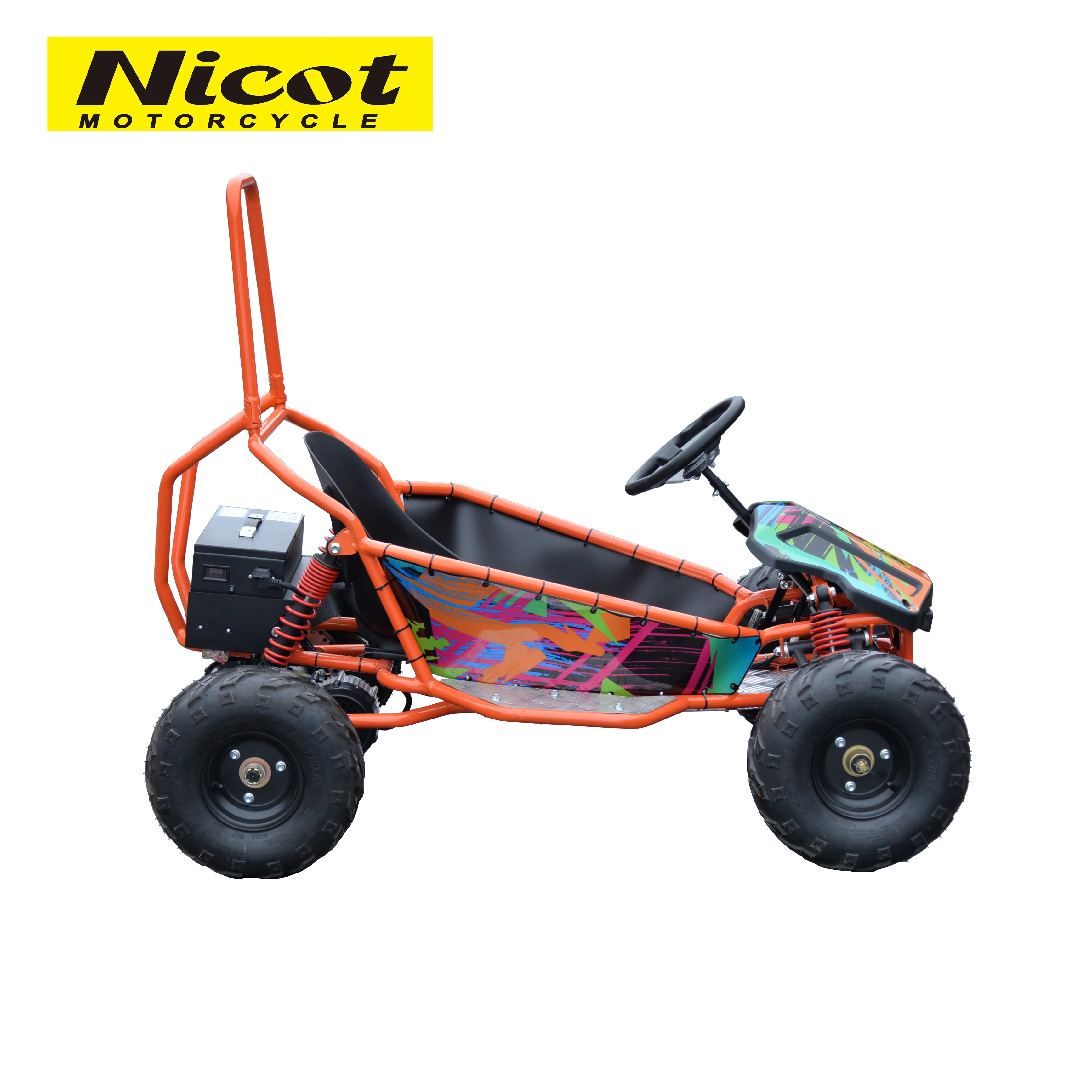 Nicot 850w Factory Customized Drift Bike For Amusement Park Electric Go Karts