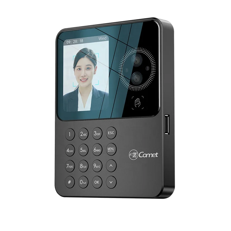 Большой пользователь распознавание лица Palmprint время посещаемости рекордер для управления персоналом