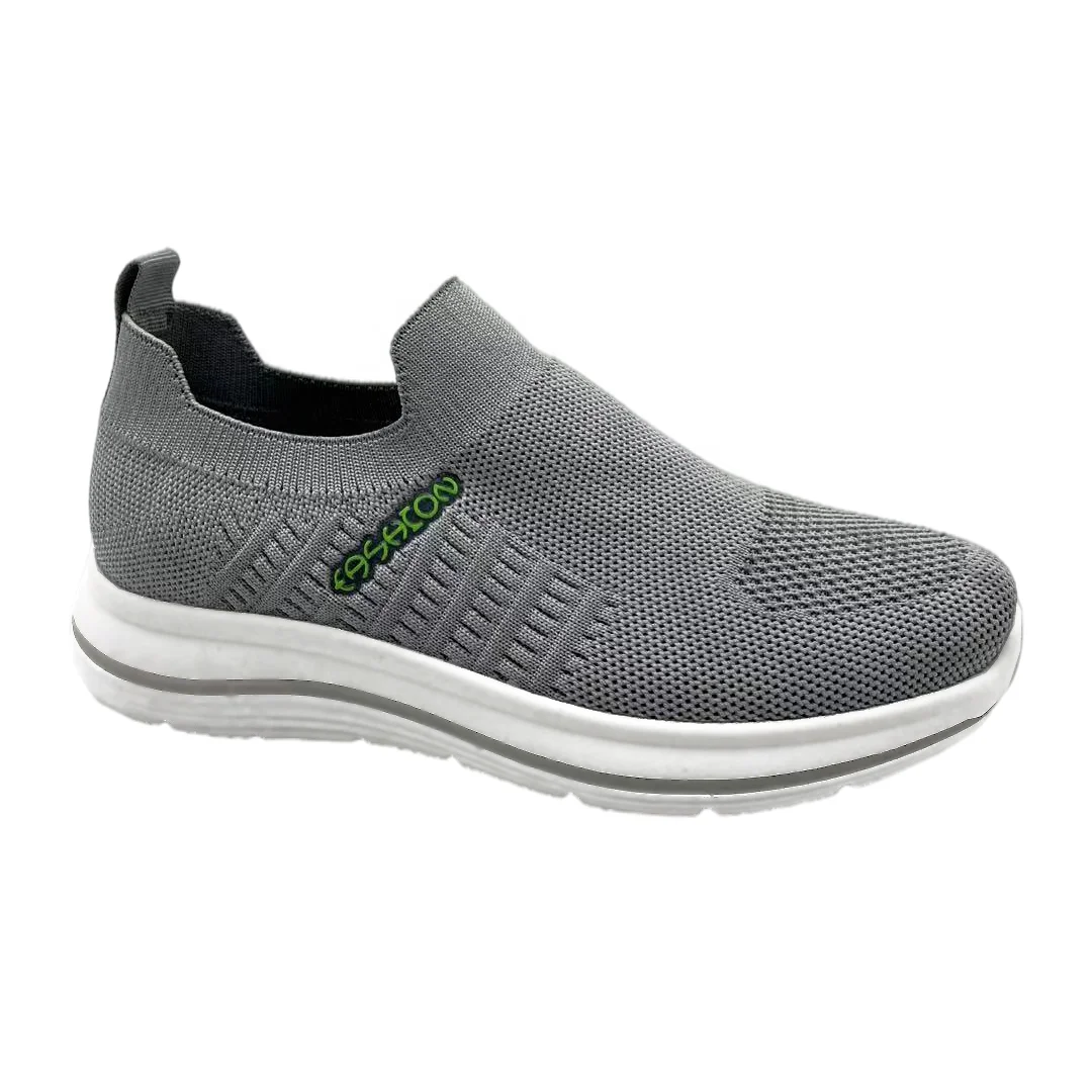 2021 Новое поступление, оптовая продажа, дышащие прочные на заказ, с круглым носком, мягкая подошва, Нескользящие, плоские вязаные лоферы, женские кроссовки