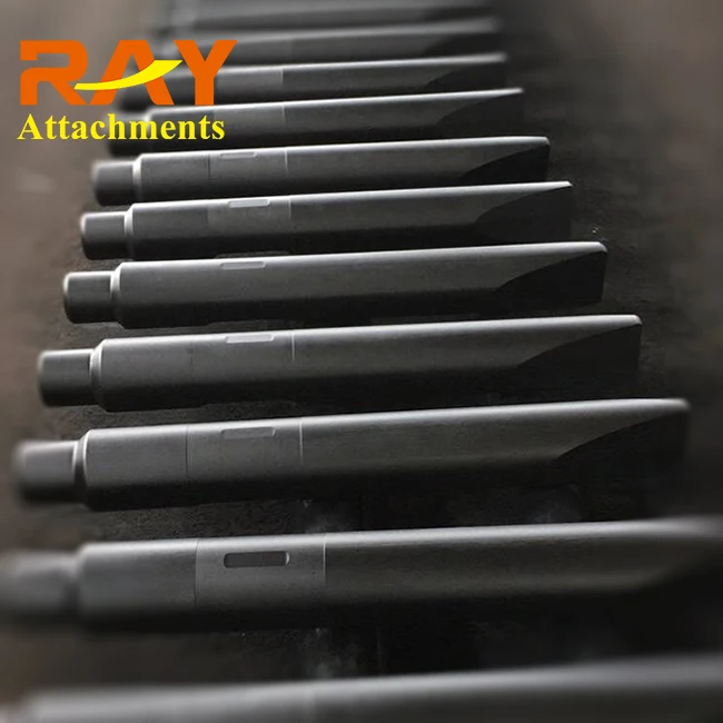 High Quality 68mm Chisel for Hydraulic Hammer: SB40 Type, Moil Point, Blunt Variants for Diverse Needs