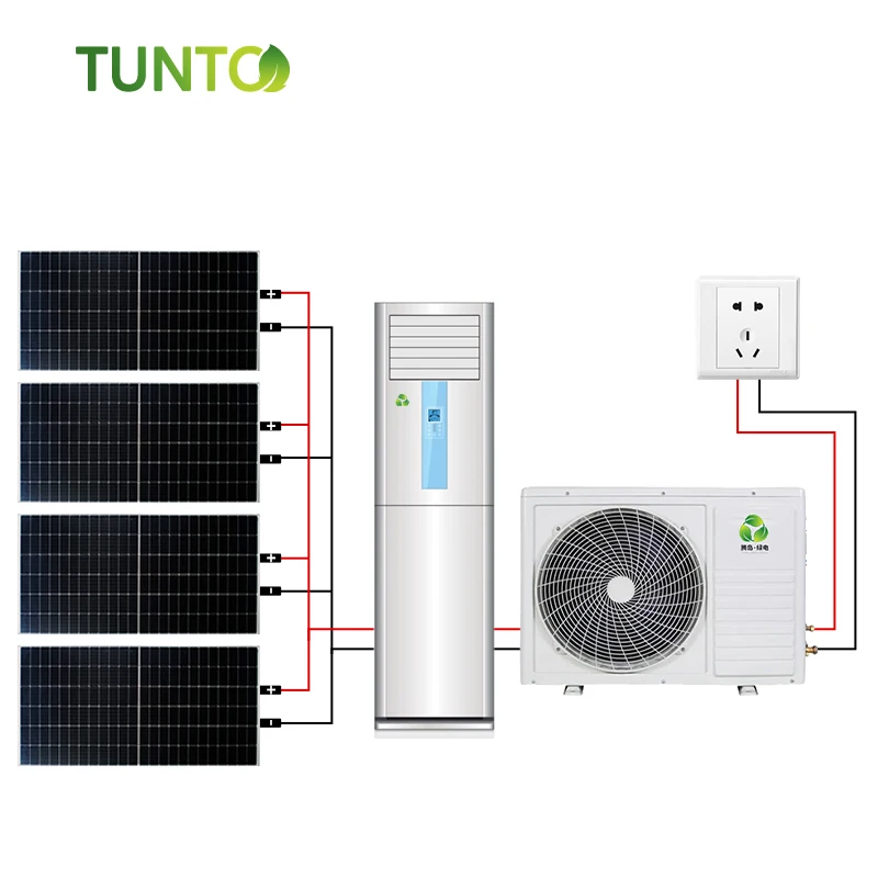 Solar floor-standing air conditioner for living room with Powerful Airflow 4HP 6HP 8HP available