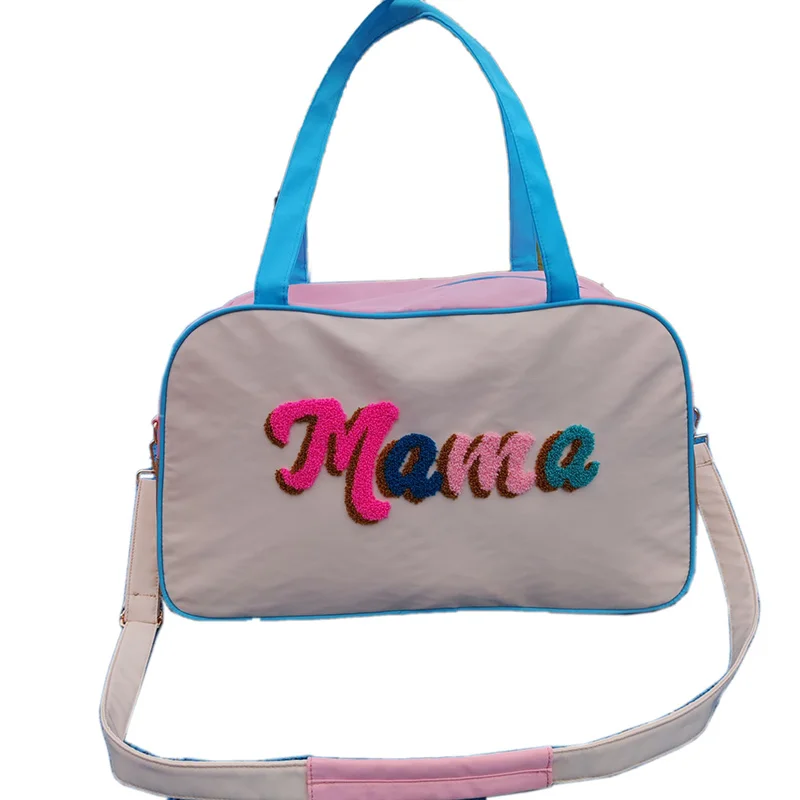 New Large Capacity Sport Waterproof Custom Monogram Mama Travel Bag