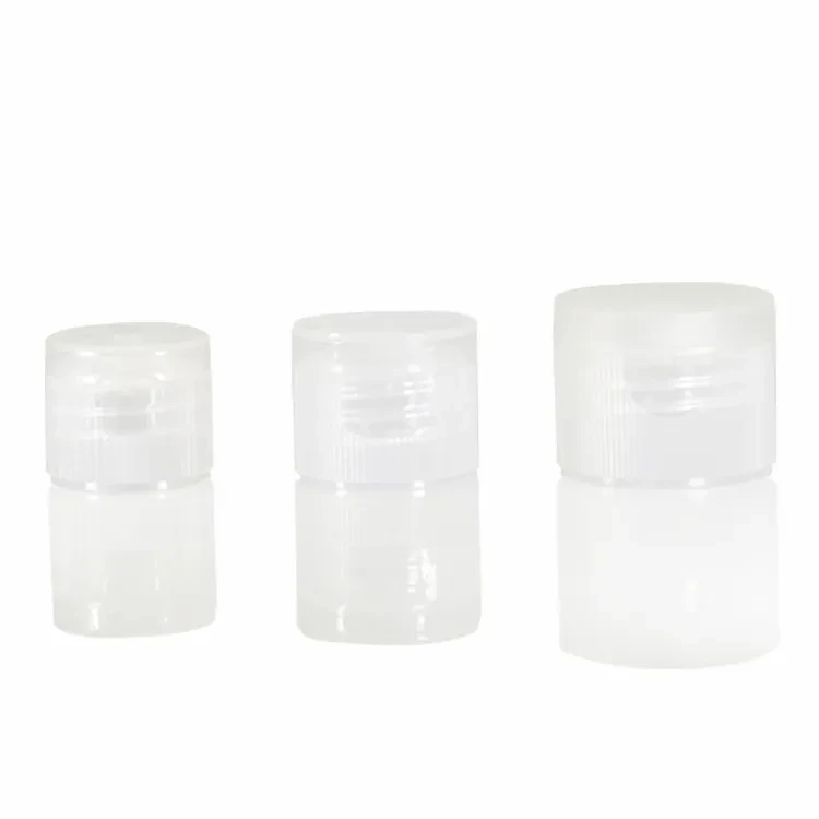 Wholesale 18/410 20/410 24/410 28/410 Black White Clear Plastic Flip Top Cap for PET Bottles Lids Bottle Caps Closures