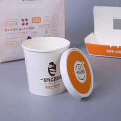 Food Grade Brown Kraft Paper Bowl Paper Bowl Custom Salad Bowl