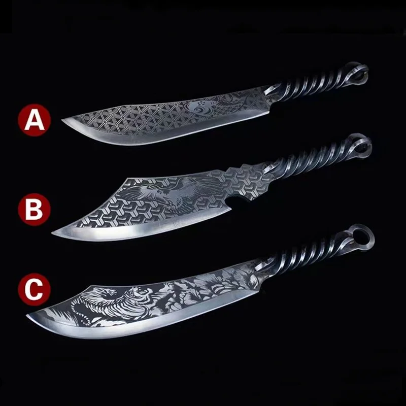 Customized Kitchen Bone and Meat Cutting Knife in Chinese Factories Personalized Design Integrated Forged Chef Knife