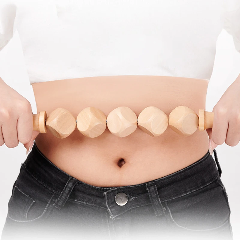 Wholesale Factory Cheap Price Body Healthy Handheld Cellulite Blasters Massager Wood Massage Roller