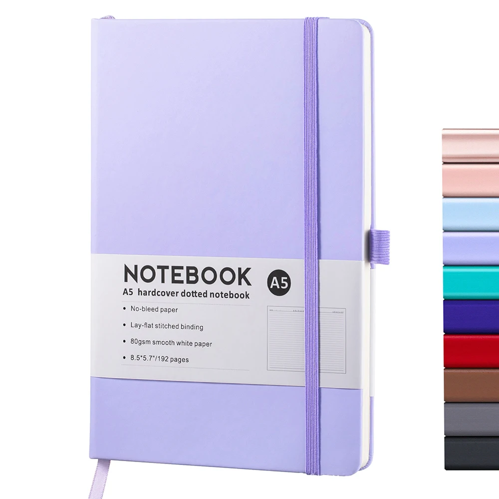 Promotional Beautiful Spiral Binding Recycled Paper Recycled Paper Disc Bound Notebooks For Students