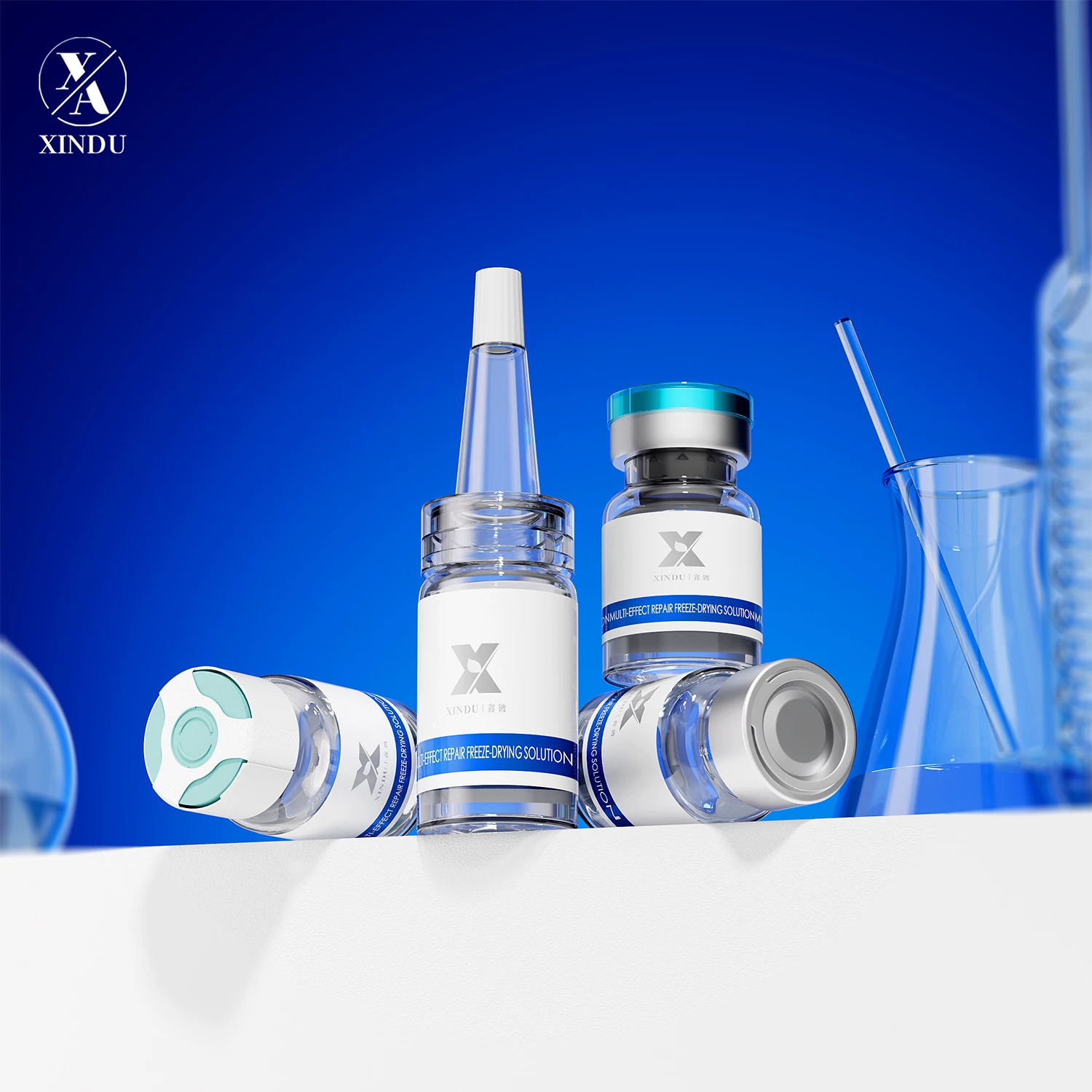 2ml-30ml penicillin bottle Medical glass bottle Injection Vials for Antibiotics small glass vial 3ml 5ml Moulded glass bottle