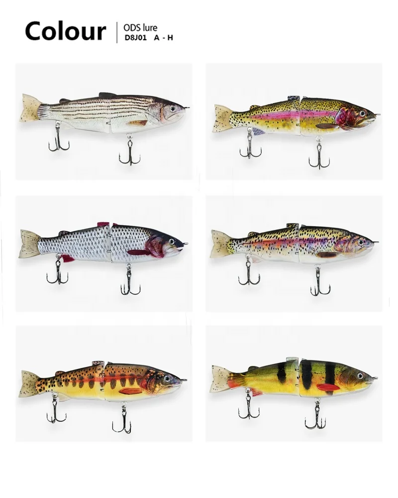 New Hand Carved S Shape Trout Glide Bait Soft Tail Swimbait For Bass Trout Pike Fishing Glide Bait
