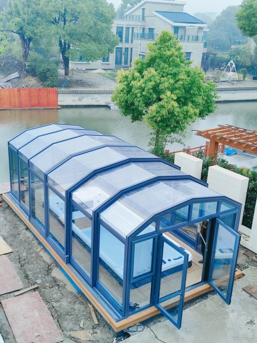 modern designs endless above ground swimming pool price swim spa rectangular large swimming pools on sale