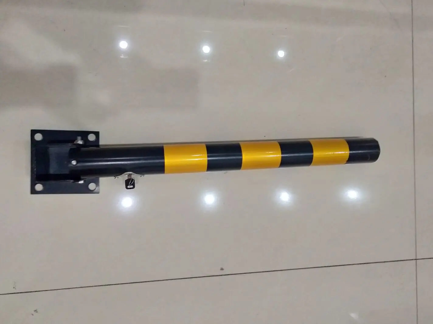 Height 670mm collapsible car parking bollard traffic warning post barriere parking divider bollards