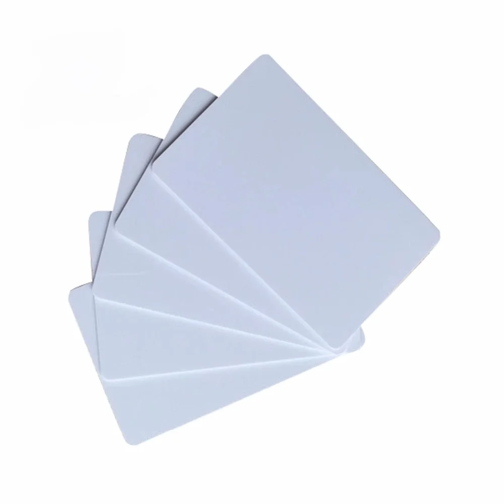 13.56MHz MF IC White Blank Proximity Card Access Sensing Card S50 MF M1Smart Key Card Door Entry System