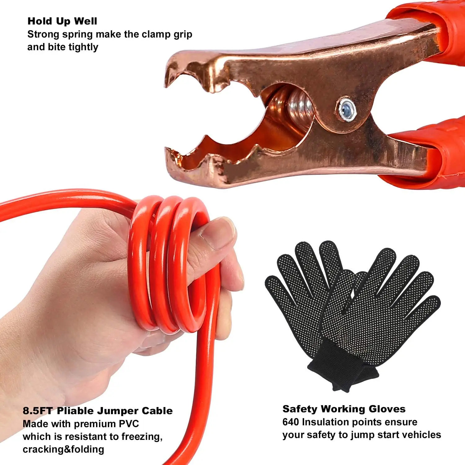 118 Pieces Automotive Safety Kits Roadside Assistance Emergency Kit Waterproof Survival First Aid Safety Kit