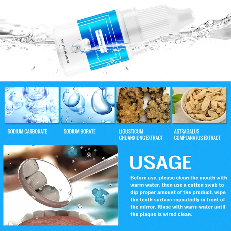 Wholesale Omy lady Stain Reducing Teeth Whitening Serum For Oral Care